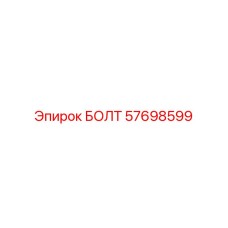 57698599 БОЛТ Epiroc