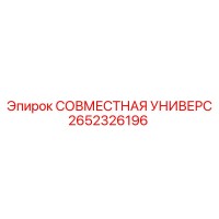 2652326196 СОВМЕСТНАЯ УНИВЕРС Epiroc