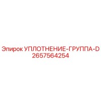 2657564254 УПЛОТНЕНИЕ-ГРУППА-D Epiroc