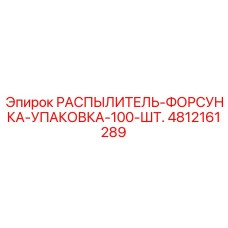 4812161289 РАСПЫЛИТЕЛЬ-ФОРСУНКА-УПАКОВКА-100-ШТ. Epiroc