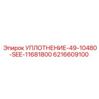 6216609100 УПЛОТНЕНИЕ-49-10480-SEE-11681800 Epiroc