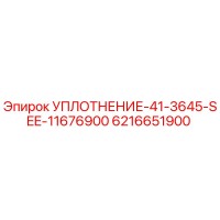 6216651900 УПЛОТНЕНИЕ-41-3645-SEE-11676900 Epiroc