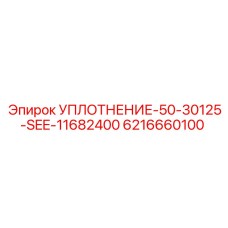 6216660100 УПЛОТНЕНИЕ-50-30125-SEE-11682400 Epiroc