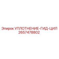 2657478802 УПЛОТНЕНИЕ-ГИДРОЦИЛИНДРА Epiroc