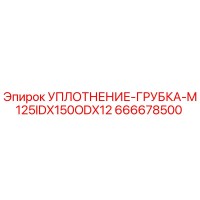 666678500 УПЛОТНЕНИЕ-ГРУБКА-M125IDX150ODX12 Epiroc