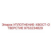 9753234829 УПЛОТНЕНИЕ-ХВОСТ-ОТВЕРСТИЕ Epiroc