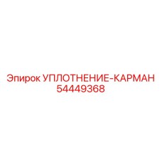 54449368 УПЛОТНЕНИЕ-КАРМАН Epiroc
