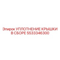 5533346300 УПЛОТНЕНИЕ КРЫШКИ В СБОРЕ Epiroc