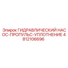 4812106696 ГИДРАВЛИЧЕСКИЙ НАСОС-ПРОПУЛЬС-УПЛОТНЕНИЕ Epiroc