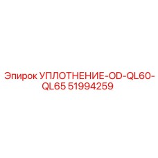 51994259 УПЛОТНЕНИЕ-OD-QL60-QL65 Эпирок