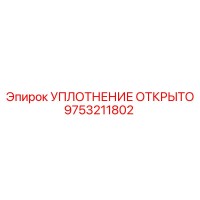 9753211802 УПЛОТНЕНИЕ ОТКРЫТО Epiroc