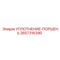 2657316390 УПЛОТНЕНИЕ-ПОРШЕНЬ Epiroc