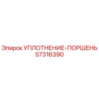 57316390 УПЛОТНЕНИЕ-ПОРШЕНЬ Epiroc