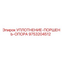 9753204512 УПЛОТНЕНИЕ-ПОРШЕНЬ-ОПОРА Epiroc