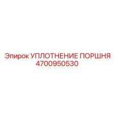 4700950530 УПЛОТНЕНИЕ ПОРШНЯ Epiroc