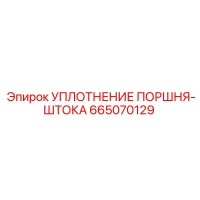 665070129 УПЛОТНЕНИЕ ПОРШНЯ-ШТОКА Epiroc