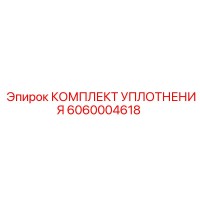 6060004618 КОМПЛЕКТ УПЛОТНЕНИЯ Epiroc