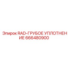 666480900 RAD-ГРУБОЕ УПЛОТНЕНИЕ Epiroc