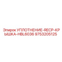 9753205125 УПЛОТНЕНИЕ-RECP-КРЫШКА-HBL6036 Epiroc
