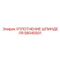 58045501 УПЛОТНЕНИЕ ШПИНДЕЛЯ | Epiroc