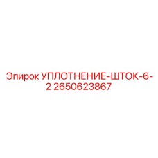 2650623867 УПЛОТНЕНИЕ-ШТОК-6-2 Epiroc