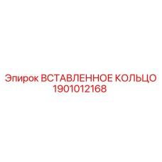 1901012168 ВСТАВЛЕННОЕ КОЛЬЦО Epiroc