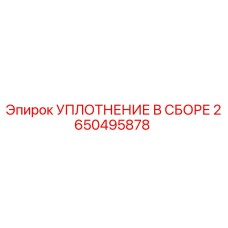 2650495878 УПЛОТНЕНИЕ В СБОРЕ Epiroc