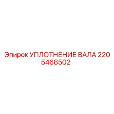 Уплотнение вращающегося вала Epiroc 2205468502