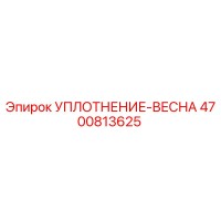 4700813625 УПЛОТНЕНИЕ-ВЕСНА Epiroc