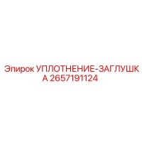 2657191124 УПЛОТНЕНИЕ-ЗАГЛУШКА Epiroc