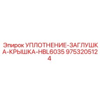 9753205124 УПЛОТНЕНИЕ-ЗАГЛУШКА-КРЫШКА-HBL6035 Epiroc