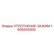 1605204300 УПЛОТНЕНИЕ-ЗАЖИМ (Epiroc)