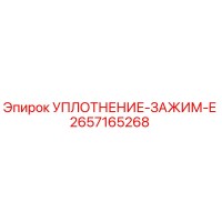 2657165268 УПЛОТНЕНИЕ-ЗАЖИМ-E Epiroc