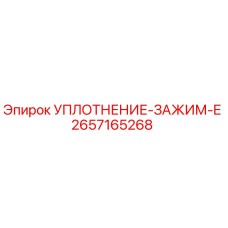 2657165268 УПЛОТНЕНИЕ-ЗАЖИМ-E Epiroc