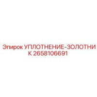 2658106691 УПЛОТНЕНИЕ-ЗОЛОТНИК Epiroc