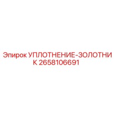 2658106691 УПЛОТНЕНИЕ-ЗОЛОТНИК Epiroc