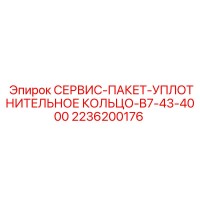 2236200176 СЕРВИС-ПАКЕТ-УПЛОТНИТЕЛЬНОЕ КОЛЬЦО-B7-43-4000 Epiroc