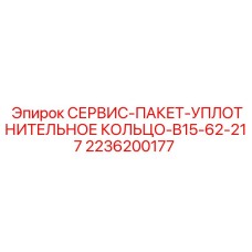 2236200177 СЕРВИС-ПАКЕТ-УПЛОТНИТЕЛЬНОЕ КОЛЬЦО-B15-62-217 Epiroc