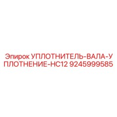 9245999585 УПЛОТНИТЕЛЬ-ВАЛА-УПЛОТНЕНИЕ-HC12 Epiroc