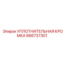666737301 УПЛОТНИТЕЛЬНАЯ КРОМКА Epiroc