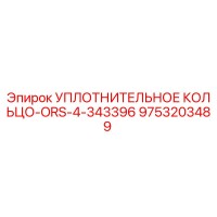 9753203489 УПЛОТНИТЕЛЬНОЕ КОЛЬЦО-ORS-4-343396 Epiroc