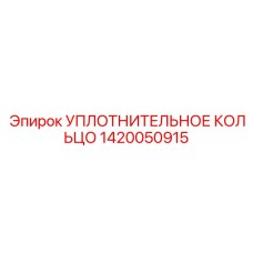 1420050915 УПЛОТНИТЕЛЬНОЕ КОЛЬЦО Эпирок