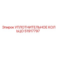 51917797 УПЛОТНИТЕЛЬНОЕ КОЛЬЦО Epiroc