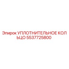 5537725800 УПЛОТНИТЕЛЬНОЕ КОЛЬЦО Эпирок