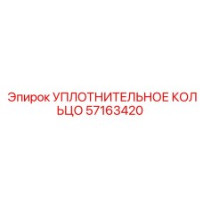 57163420 УПЛОТНИТЕЛЬНОЕ КОЛЬЦО Epiroc