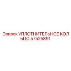 Уплотнительное кольцо 57525891 Epiroc