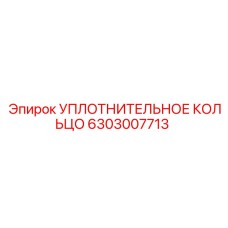 6303007713 УПЛОТНИТЕЛЬНОЕ КОЛЬЦО Epiroc