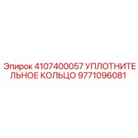 9771096081 УПЛОТНИТЕЛЬНОЕ КОЛЬЦО Epiroc