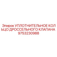 9753230988 УПЛОТНИТЕЛЬНОЕ КОЛЬЦО ДРОССЕЛЬНОГО КЛАПАНА Epiroc