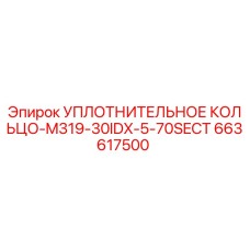 663617500 УПЛОТНИТЕЛЬНОЕ КОЛЬЦО-M319-30IDX-5-70SECT Epiroc